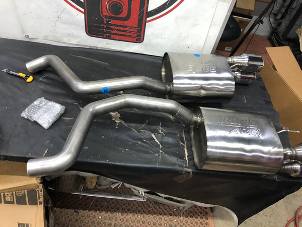 Borla 11816 ATAK Axle-Back Exhaust for 2005-2008 Corvette 6.0L / 6.2L
