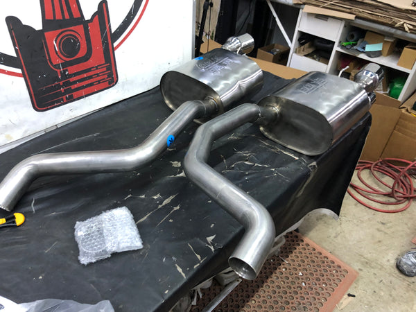 Borla 11816 ATAK Axle-Back Exhaust for 2005-2008 Corvette 6.0L / 6.2L