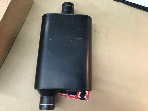Flowmaster 42441 CHAMBERED MUFFLER 40 Series - 2.25 Offset In / 2.25 Center Out