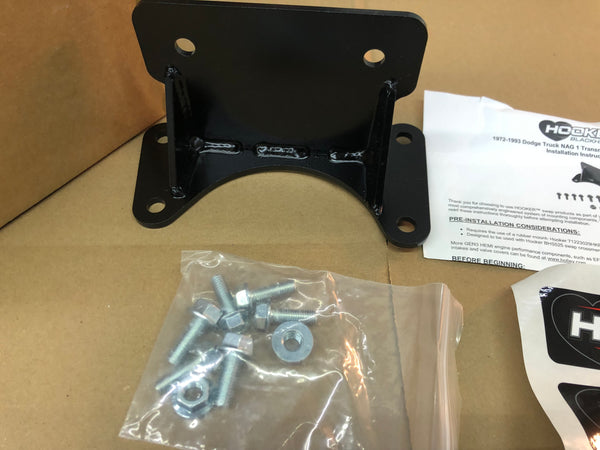 Hooker Transmission Crossmember Extension Brackets BHS527