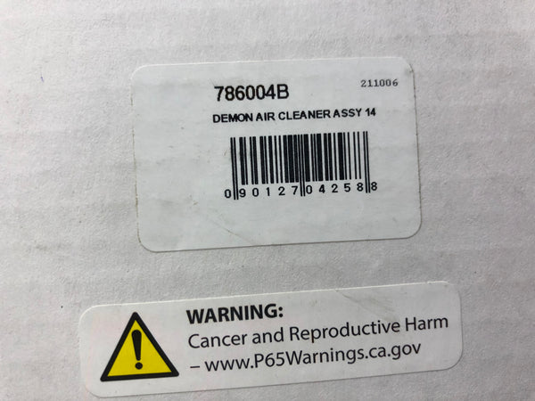 Demon 786004B Air Cleaner, 14 Inch, Gauze Filter, Black