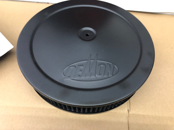 Demon 786004B Air Cleaner, 14 Inch, Gauze Filter, Black