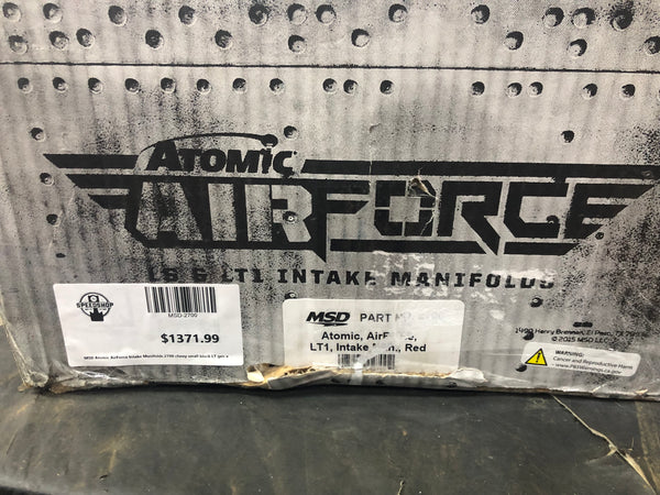 MSD 2700 Atomic Airforce Intake Manifold For GM Gen-V LT engines