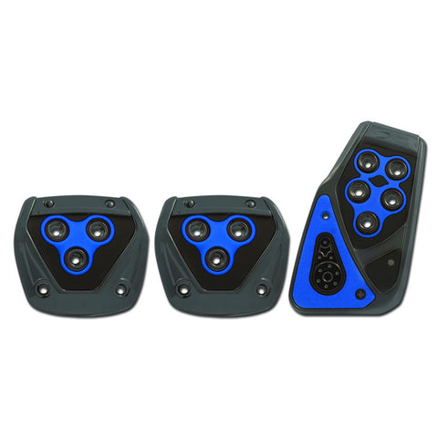 Pilot Automotive Pedal Pad: PM-2313B2 Voltage Pedal Kit, Blue 3 Piece, Manual