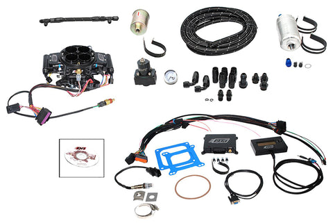 Quick Fuel Technology Q-QFI-500BDM QFI Master EFI Kit - Black Diamond (525HP, 950 cfm, 4150 Style Flange)