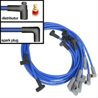 GM HEI V8 BLUE  8mm Ignition Wires SUM-G813