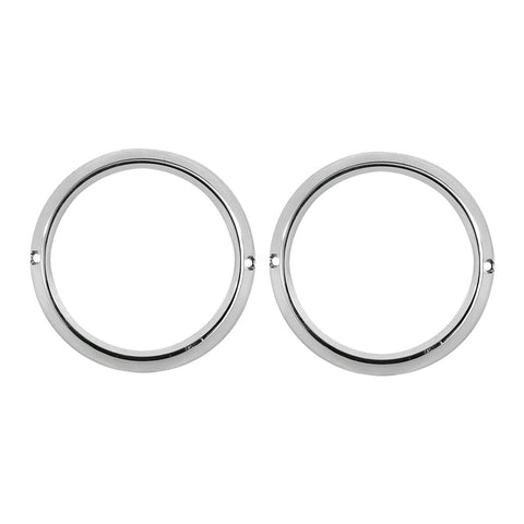 Scott Drake Fog light bezzels with out bar 65-68 Ford Mustang with GE lights