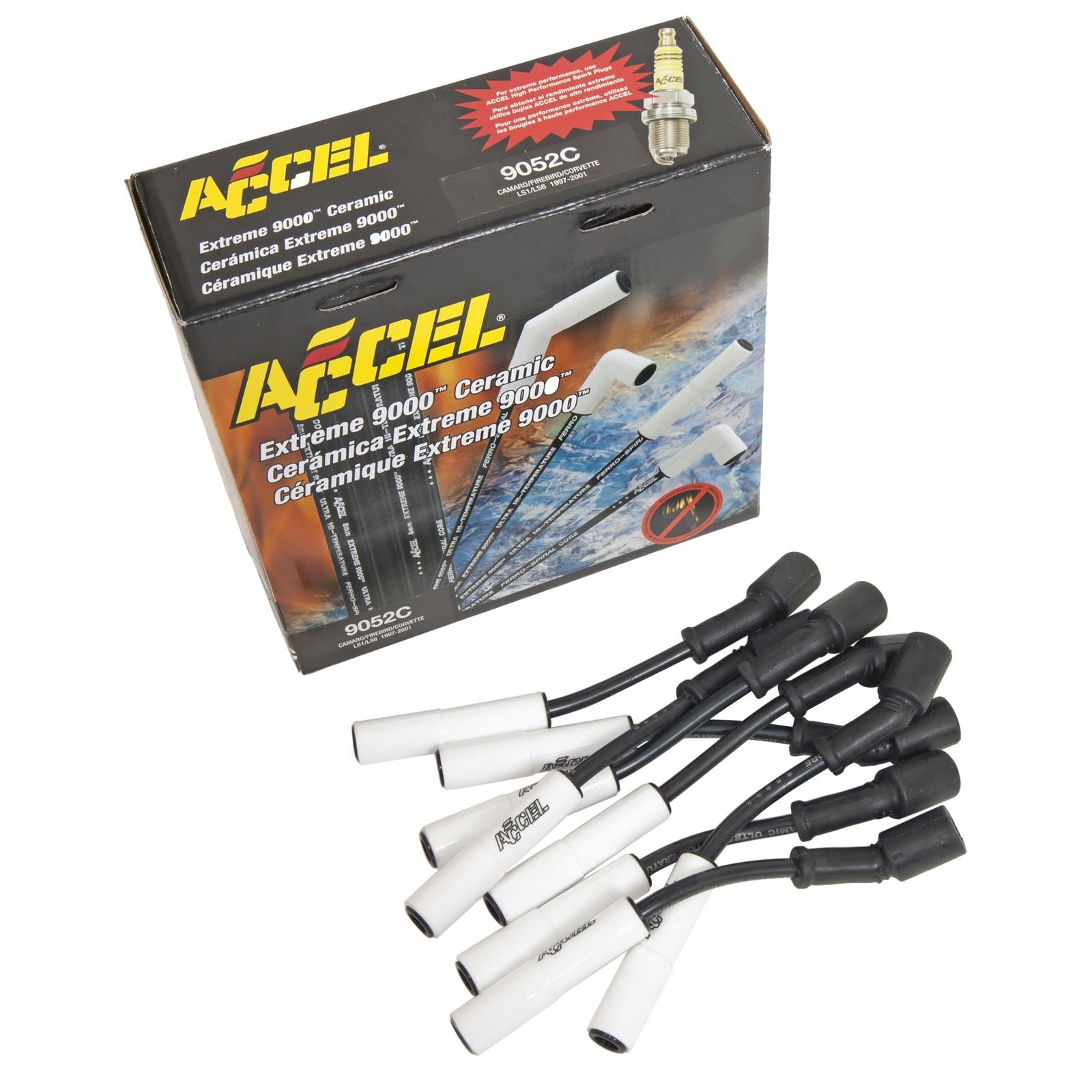 ACCEL Extreme 9000 Ceramic Spark Plug Wire Sets 9052C