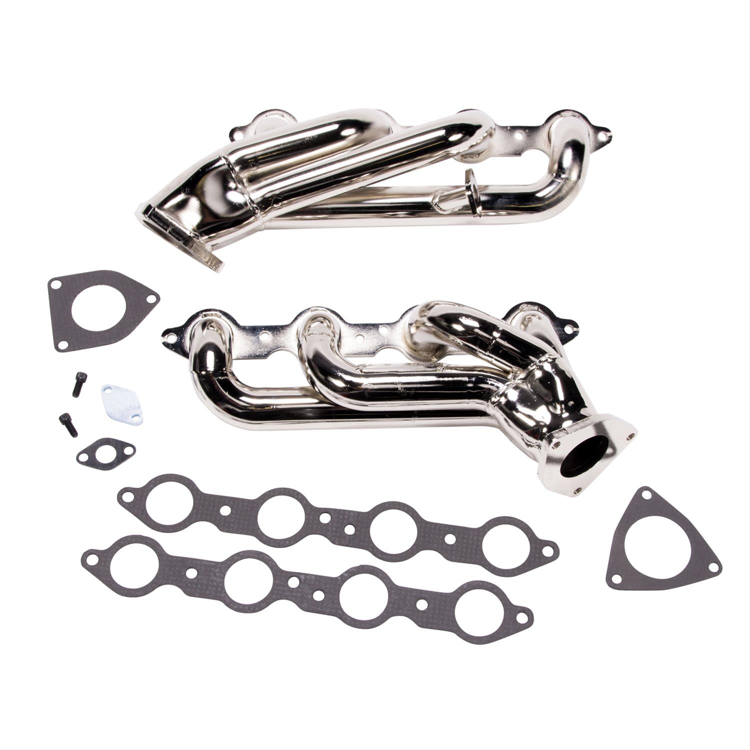 BBK 4006 Shorty Tuned Length Headers 1-3/4 Chrome for 99-04 GM Truck SUV