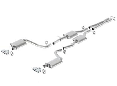 Borla 140627 S-Type Cat Back Exhaust for 2015-2021 Dodge Challenger R/T 5.7L V8