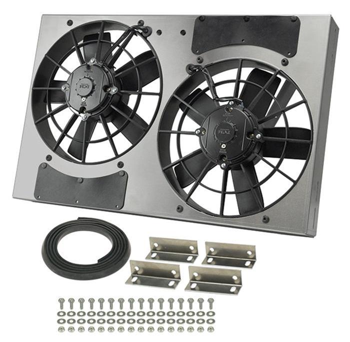 Derale High-Output Dual RAD Fan and Shroud Kits 16831