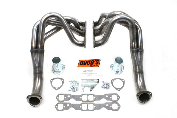 Doug's Headers D329-R Fenderwell Exit Raw Steel Fits 1962-1967 Chevy II Nova SBC