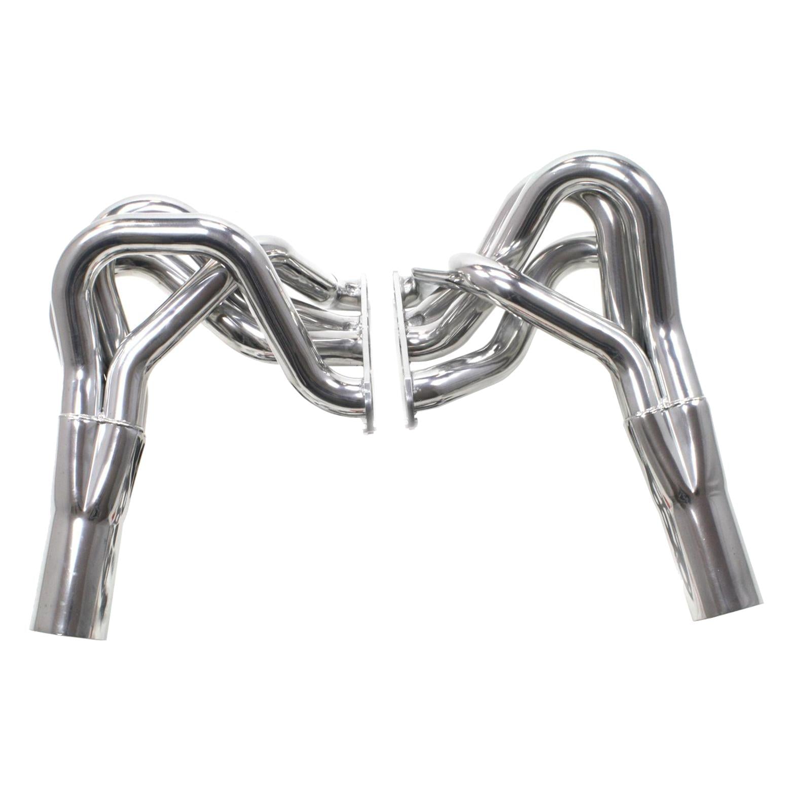 Doug's Headers D365 SBC Silver Ceramic 1962-1967 Chevy II/Nova Fenderwell