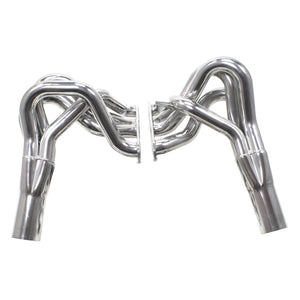 Doug's Headers D365 SBC Silver Ceramic 1962-1967 Chevy II/Nova Fenderwell