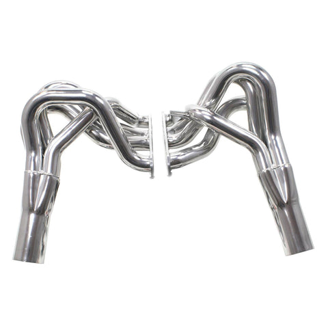 Doug's Headers D365 SBC Silver Ceramic 1962-1967 Chevy II/Nova Fenderwell