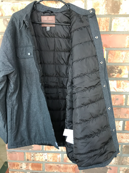 Speedshop Apparel - Speedshop Rugged Elements Men's Insulated Shirt Jacket with optional flag patchs