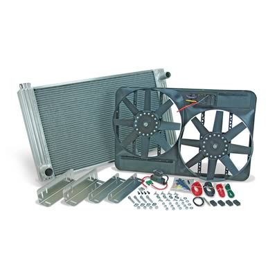 Flex-A-Lite 58295R Radiator/Fan combo 28" core right inlet w/ #295 fan - Typically Ford, Mopar
