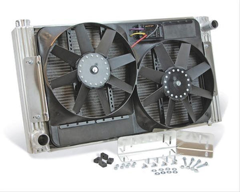 Flex-A-Lite 58295R Radiator/Fan combo 28" core right inlet w/ #295 fan - Typically Ford, Mopar