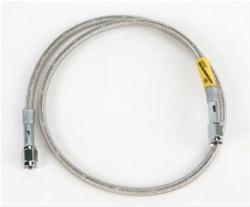 Goodridge DOT Clearcoat Hoses with Chrome Swivels D-80318