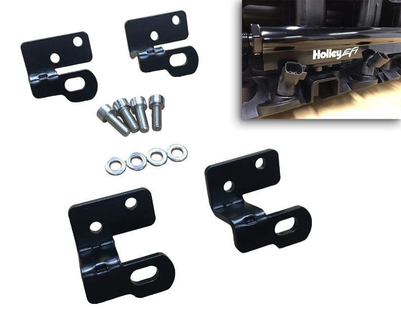 HOLLEY EFI FUEL RAIL BRACKET KIT FOR TBSS/NNBS INTAKE MANIFOLD
