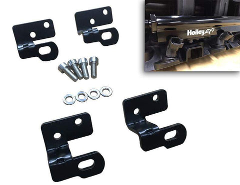 HOLLEY EFI FUEL RAIL BRACKET KIT FOR TBSS/NNBS INTAKE MANIFOLD