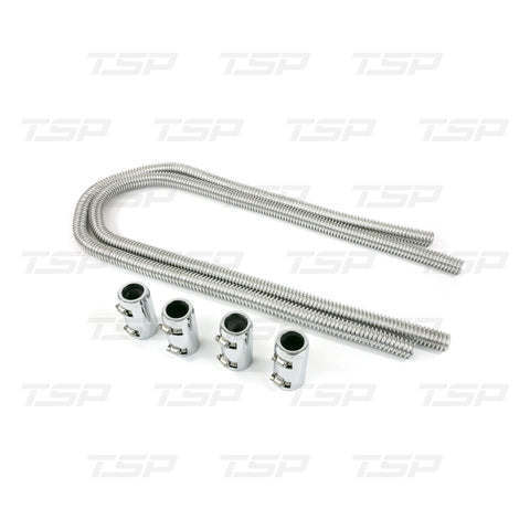 TSP HC6310C POLISHED STAINLESS STEEL 44" FLEXIBLE HEATER HOSE KIT