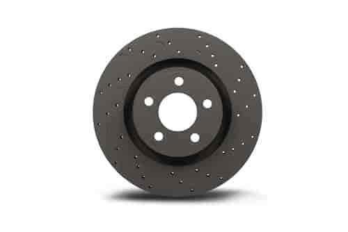 Hawk HKC4198.702F Talon Street Rotor And Brake Pad Kit Cross Drilled And Slotted