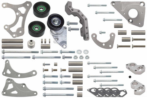 ICT Billet 551565LS0WP-3; Alternator/Power Steering Bracket for Chevy Truck LS