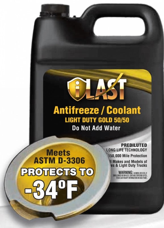 iLAST Antifreeze / Coolant Light Duty Gold Concentrate