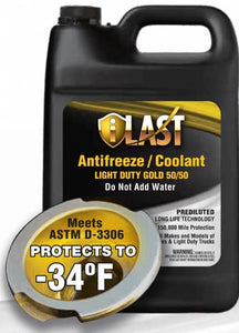 iLAST Antifreeze / Coolant Light Duty Gold Concentrate