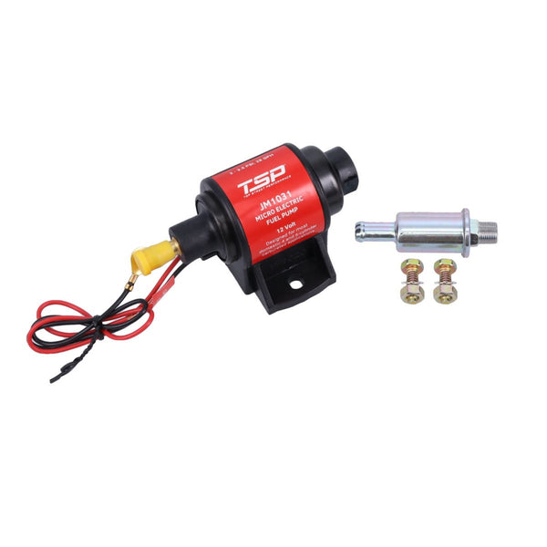 JM1031  Micro Electric 28 gph 2-3.5 PSI Gasoline Fuel Pump with Filter for Carburetor