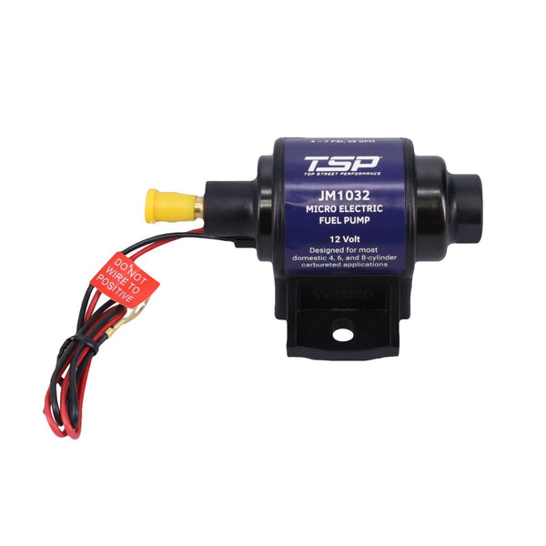 JM1032 Micro Electric 35 gph 4-7 PSI Gasoline Fuel Pump with Filter for Carburetor