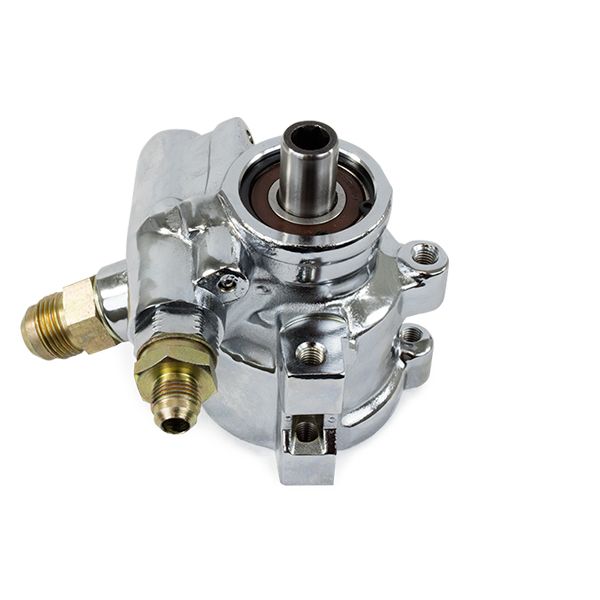 JM2010C GM TYPE II POWER STEERING PUMP (CHROME)