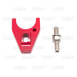 JM6926R CHEVY V8 DISTRIBUTOR HOLD-DOWN CLAMP (RED)