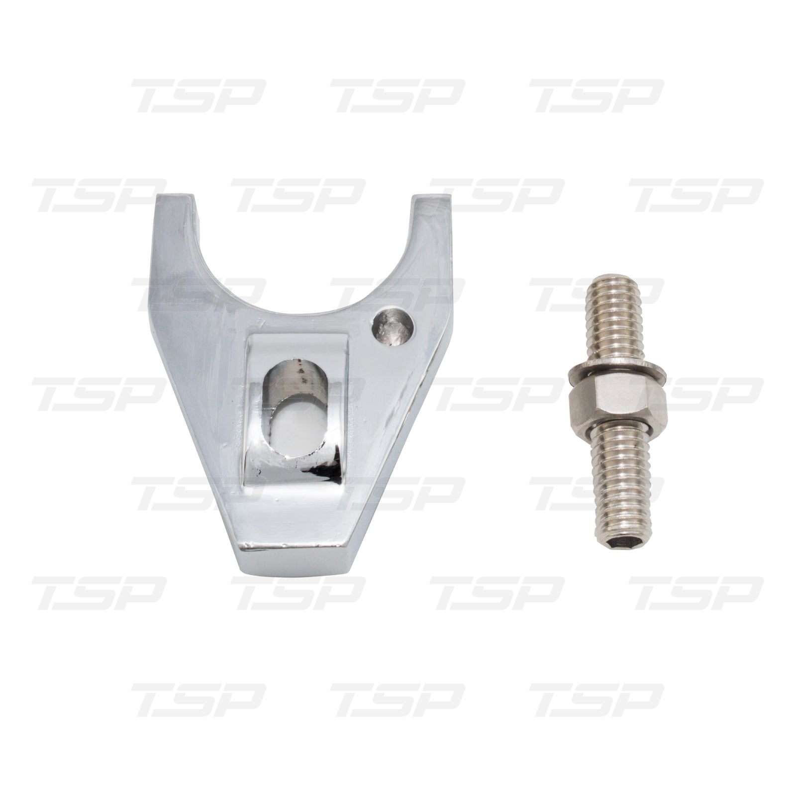 JM6926SL CHEVY V8 DISTRIBUTOR HOLD-DOWN CLAMP (SILVER)