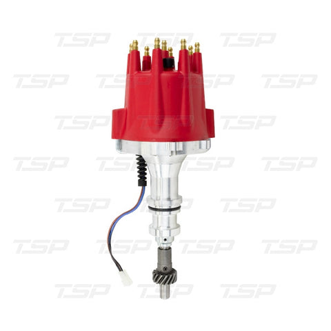 JM7610R FORD 351W V8 PRO SERIES PRO BILLET DISTRIBUTOR RED