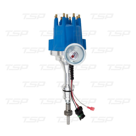 TSP JM7702BL FORD SB 289/302 V8 PRO SERIES READY TO RUN DISTRIBUTOR BLUE