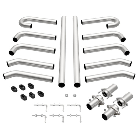 Magnaflow 10703 - Hot Rod Builder Stainless Exhaust System 3" Universal Pipes