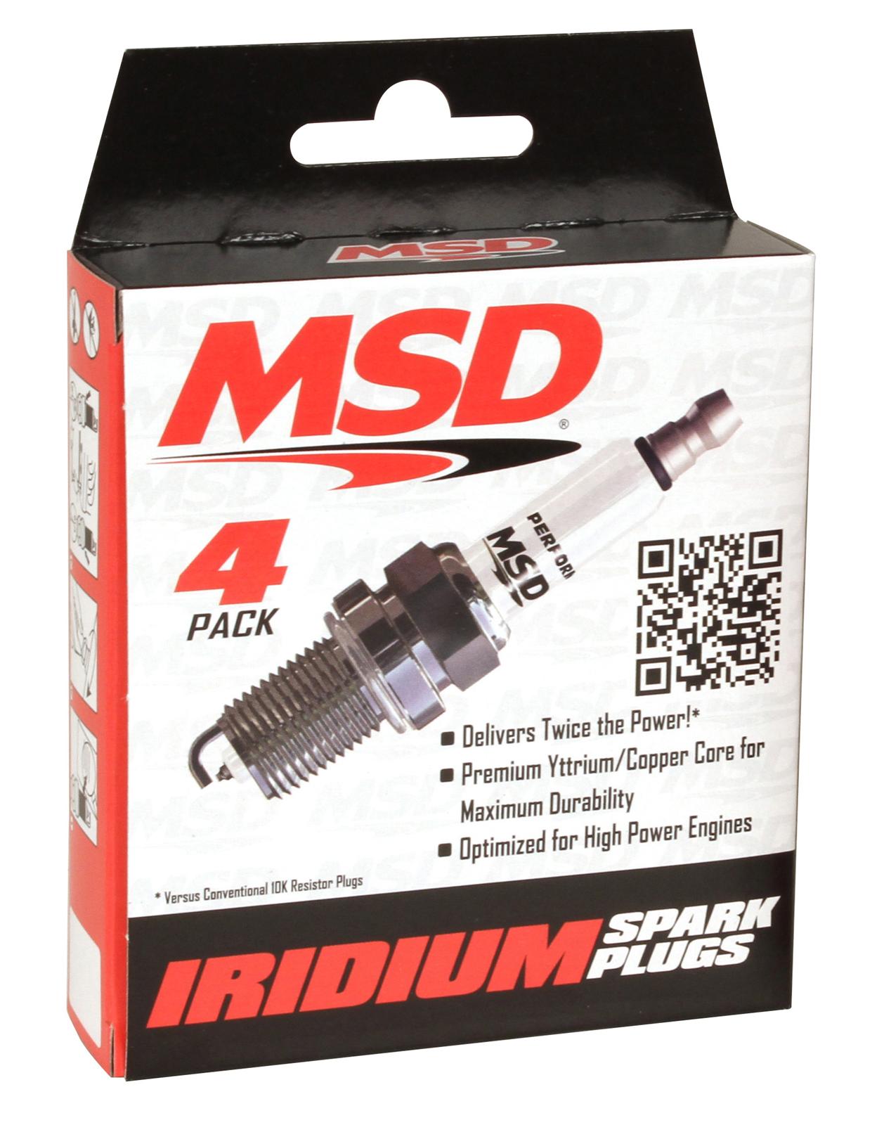 MSD Iridium Spark Plugs 37144