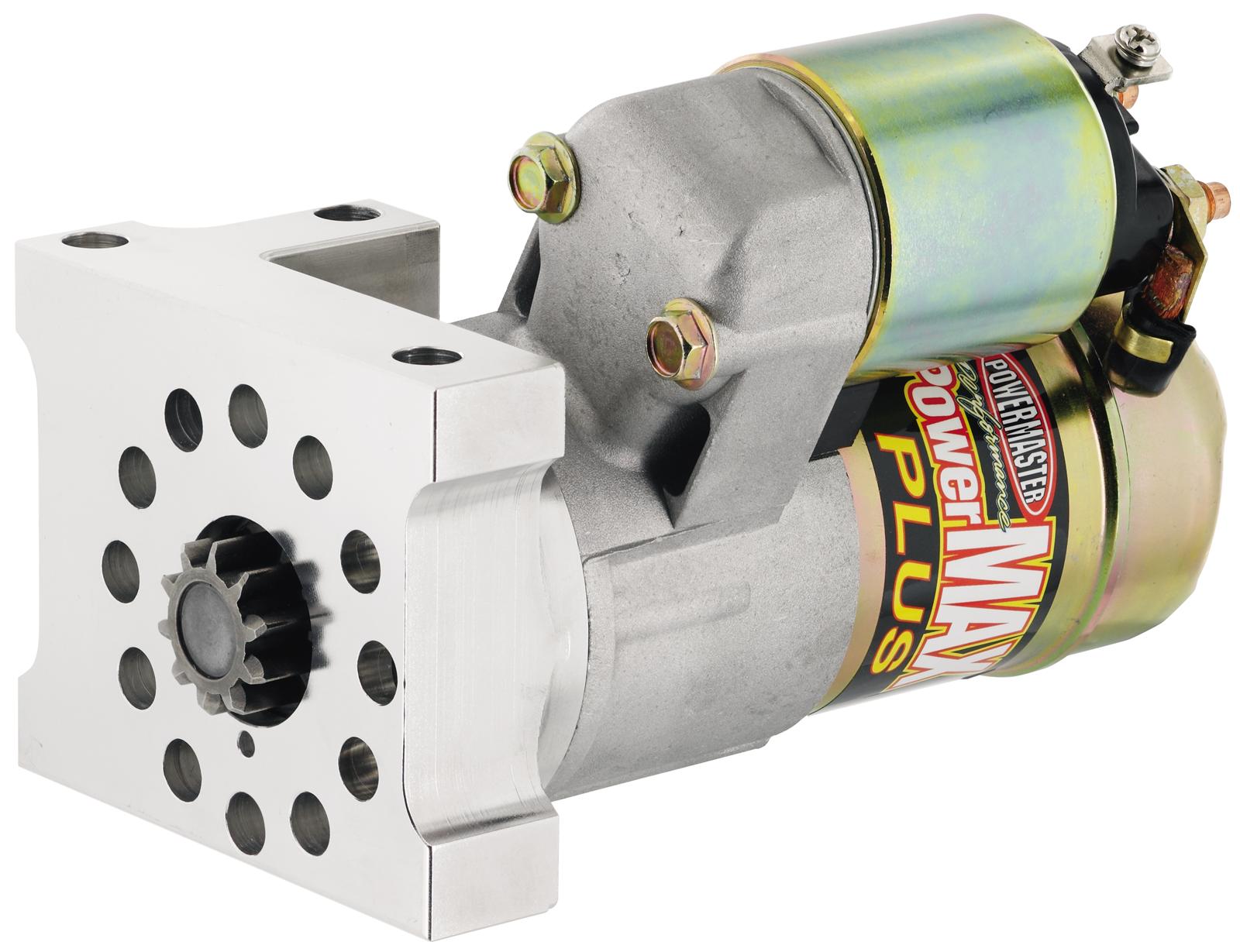 Powermaster 9112 Starter, Mini, Standard Rotation, Chevy V8, 168-Tooth, Staggered bolt