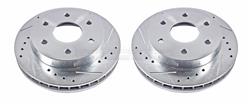 Power Stop Evolution Drilled & Slotted Rotors AR8609XPR 88-00 GM TRUCK SUV