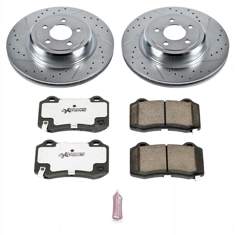 Power Stop K4583-26 - Power Stop Z26 Street Warrior Brake Upgrade Kits