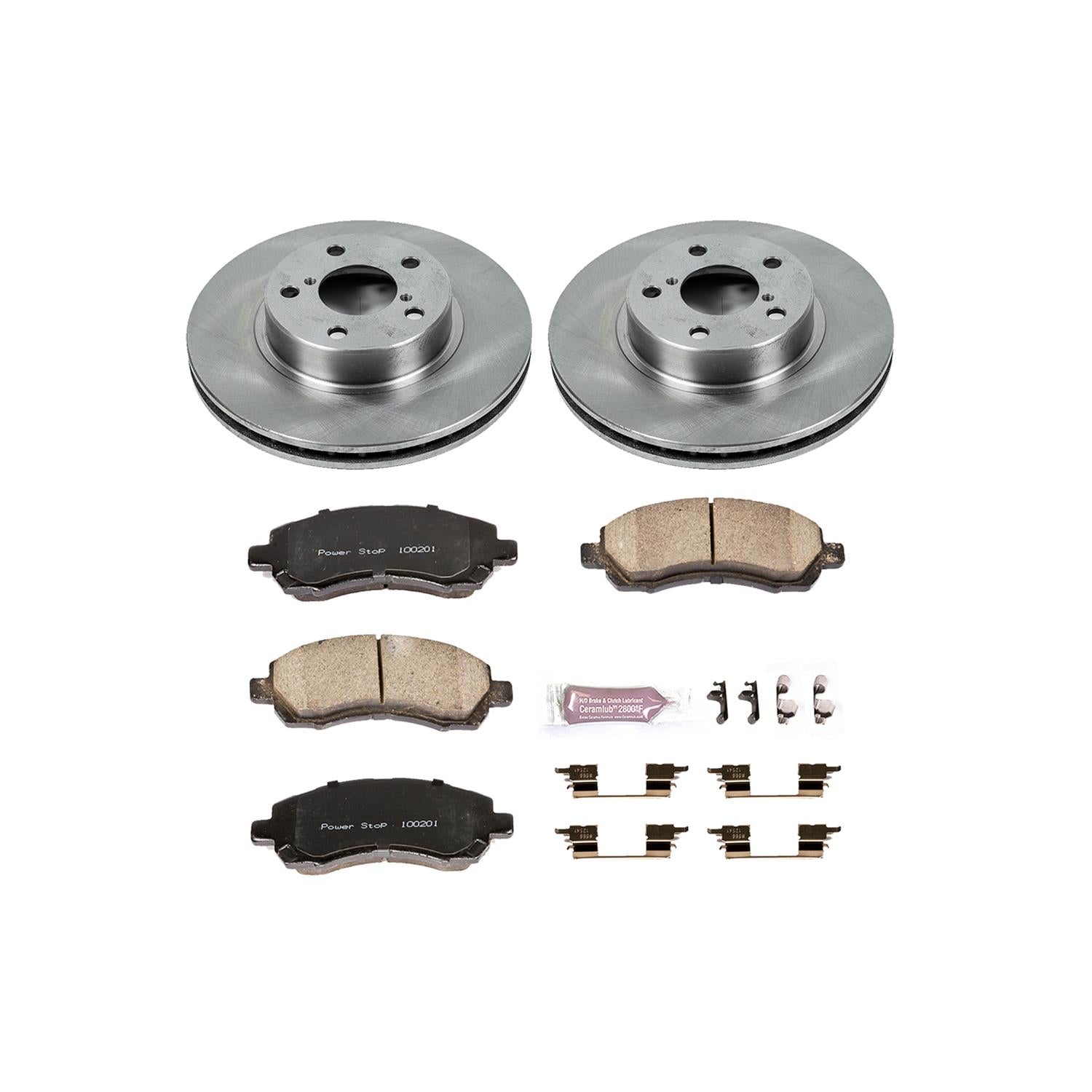 Power Stop Autospecialty Stock Replacement Brake Kit KOE445