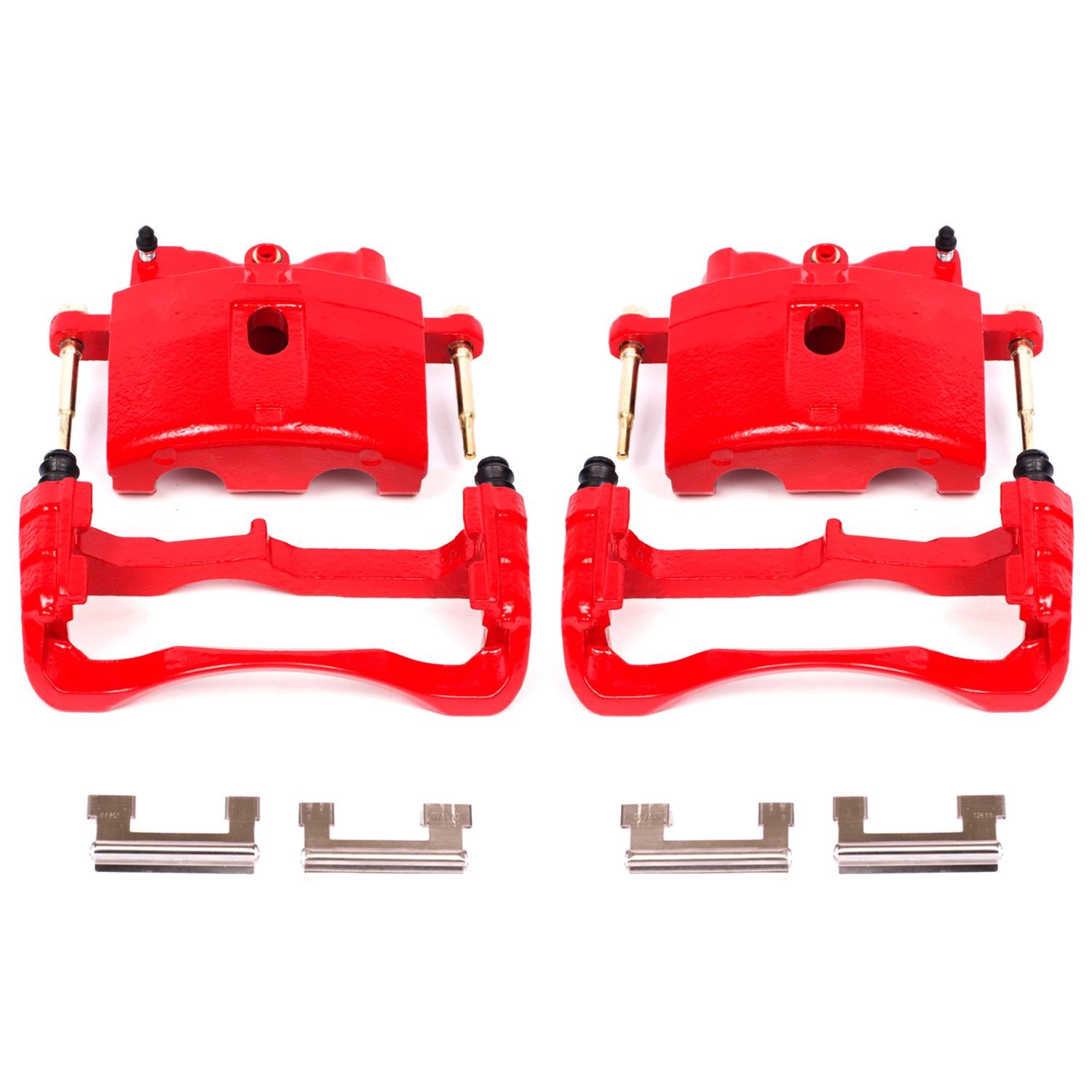 Power Stop Red Powdercoated Performance Calipers S4730