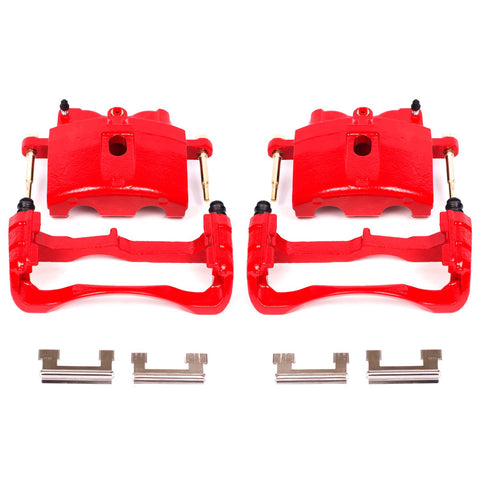 Power Stop Red Powdercoated Performance Calipers S4730