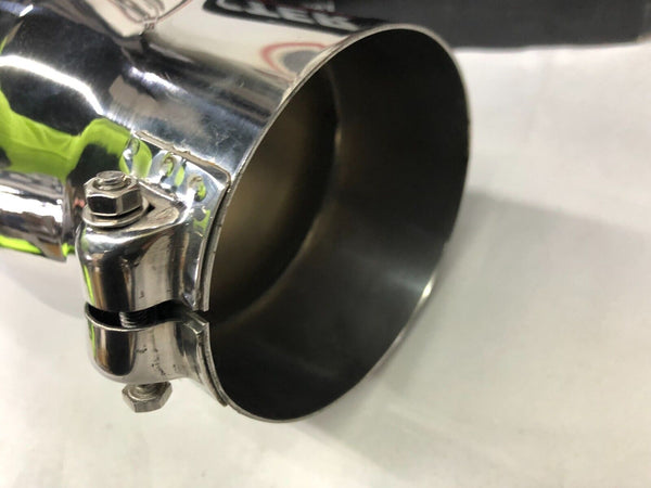 Flowmaster 15376 Exhaust Tip 5" Outlet, 4" Inlet, 12" Long Angle Cut Polished