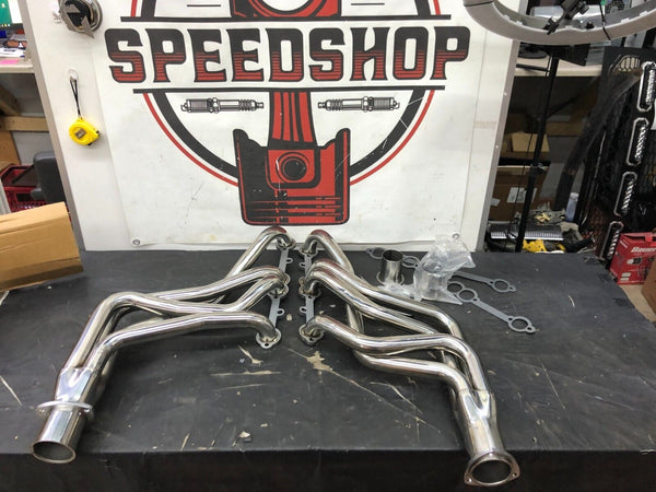 SUM-G9006-SS 1967-1991 Chevy Truck 350 SBC Full-Length 304 Stainless Headers