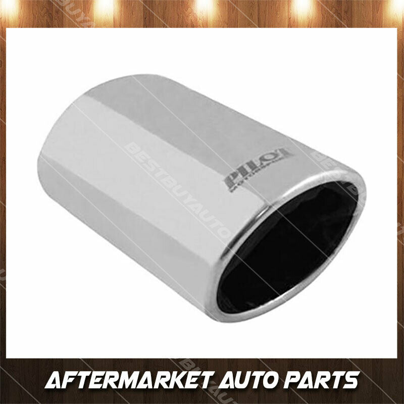 Pilot Automotive Stainless Steel Oval Slant Cut Exhaust Tip  PM-5116AZ
