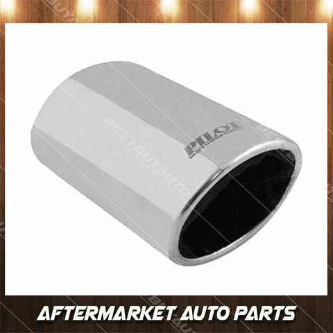 Pilot Automotive Stainless Steel Oval Slant Cut Exhaust Tip  PM-5116AZ