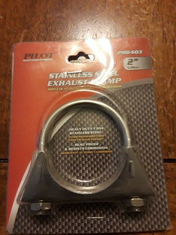 Pilot PMD-603 Stainless Steel Exhaust Clamp 2" Diameter